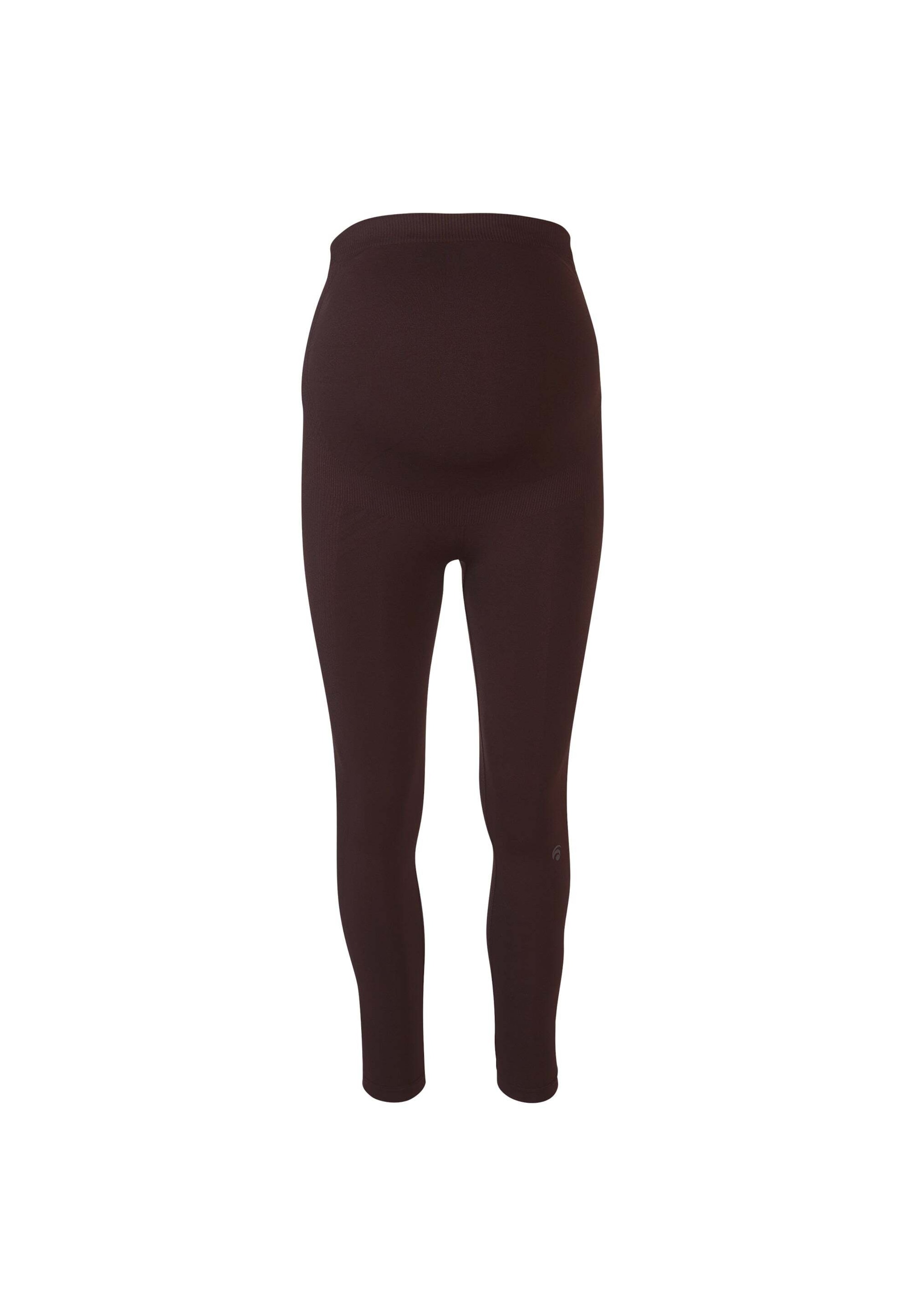 OCEANSAPART Workout Pants 'Mila' in Dark brown, Item view