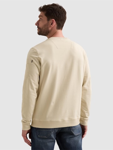 Sweat-shirt 'American Classic sweatshirt with flight pocket' PME Legend en beige