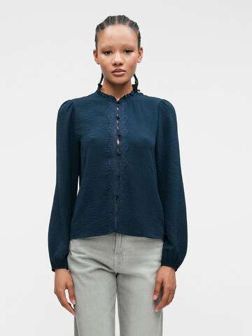 Chemisier 'ONLMETTE' ONLY en bleu : devant