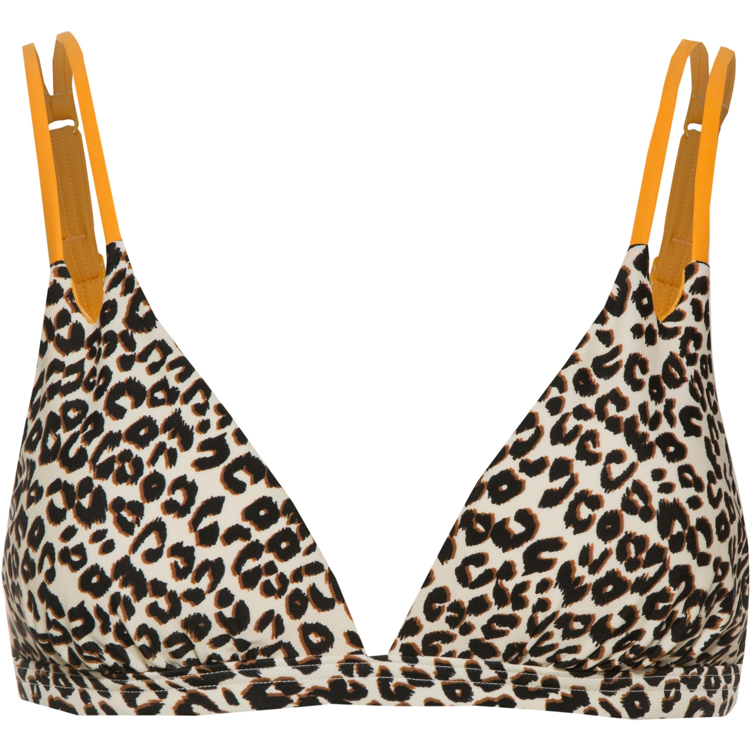 BUFFALO Triangle Bikini top 'Kitty' in Brown: front
