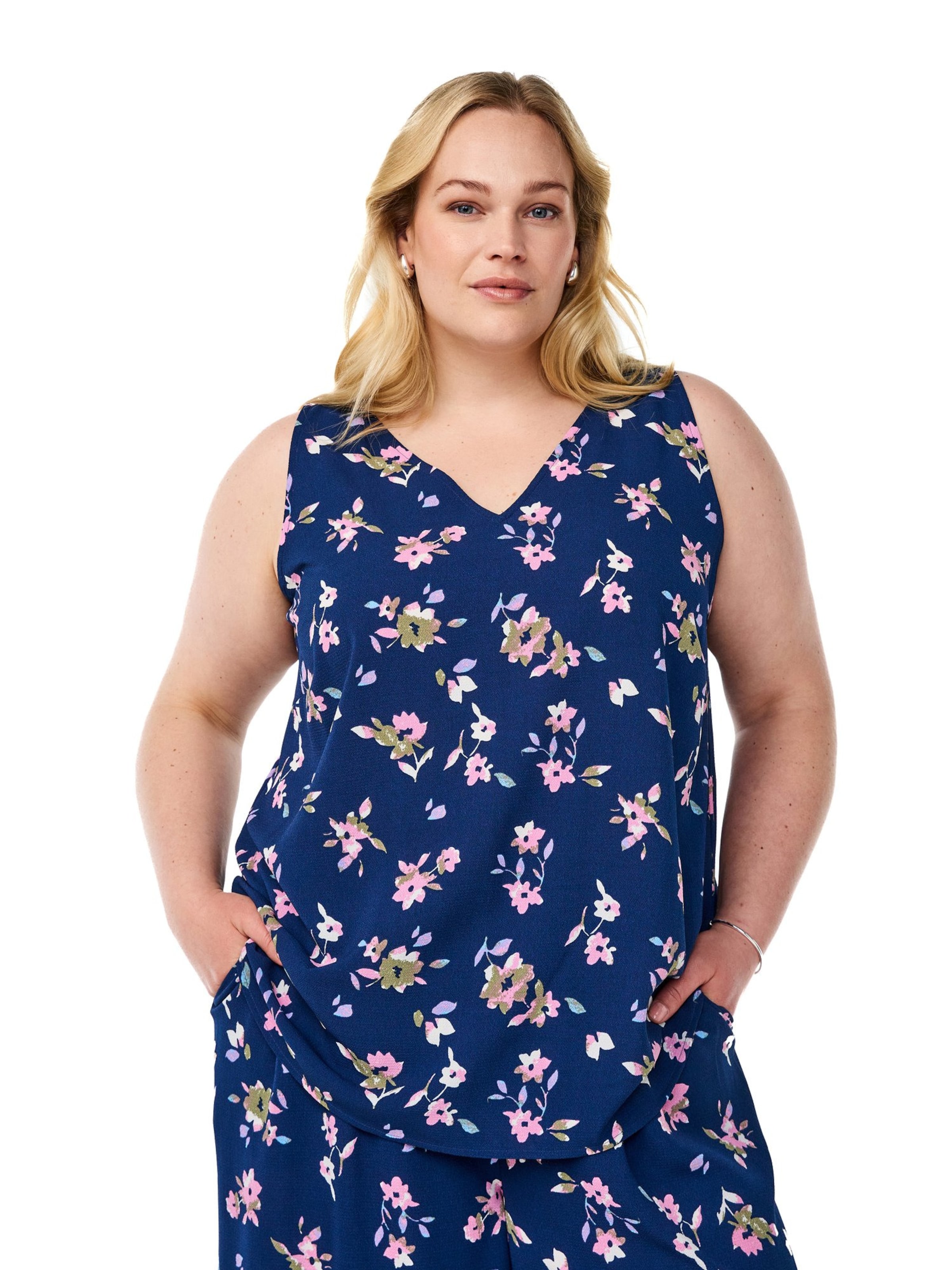 Zizzi Τοπ 'Caanni' σε μπλε: μπροστά