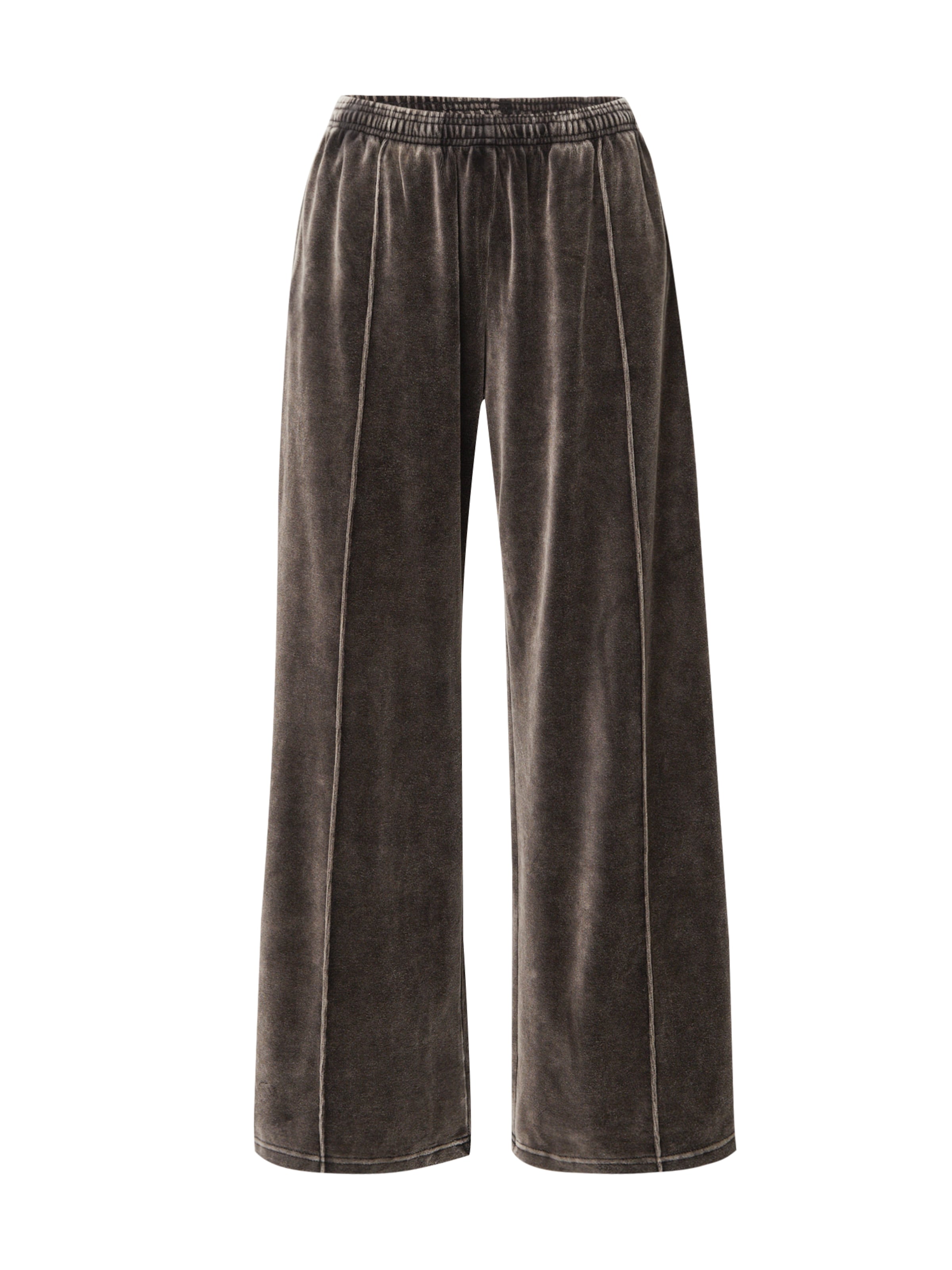Wide leg Pantaloni di WEEKDAY in nero: frontale