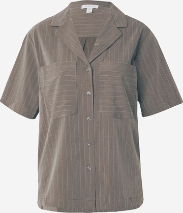 TOPSHOP Blouse in Grey: front