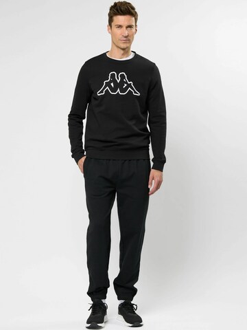KAPPA Sweatshirt 'Airvit' in Schwarz