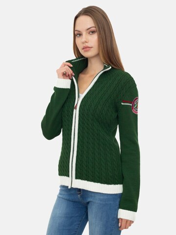 Sir Raymond Tailor Knit Cardigan 'Scottie' in Green