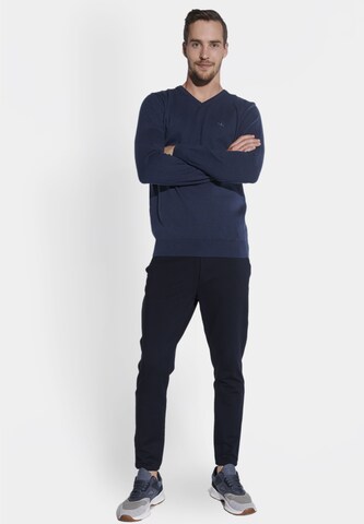 Steffen Klein Pullover in Blau