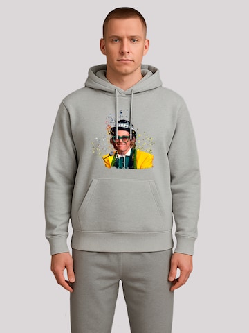Sweat-shirt 'TV Times Elton John At The Piano 1977' F4NT4STIC en gris : devant