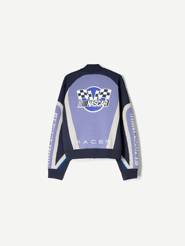 Veste de survêtement 'NASCAR' Bershka en violet