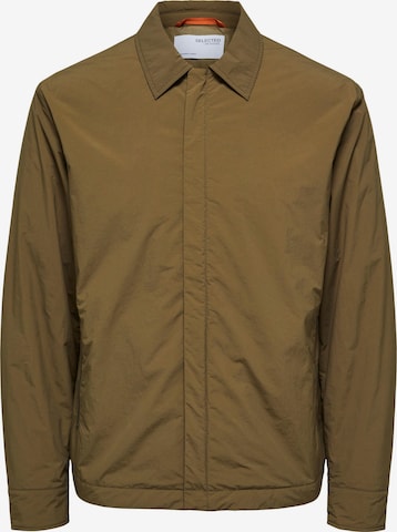 Veste mi-saison 'Sawyer' SELECTED HOMME en vert : devant