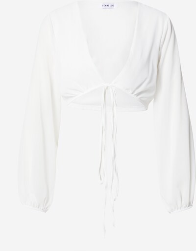 Top 'CASSIE' Femme Luxe di colore bianco, Visualizzazione prodotti