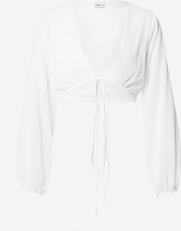 Top 'CASSIE' di Femme Luxe in bianco: frontale