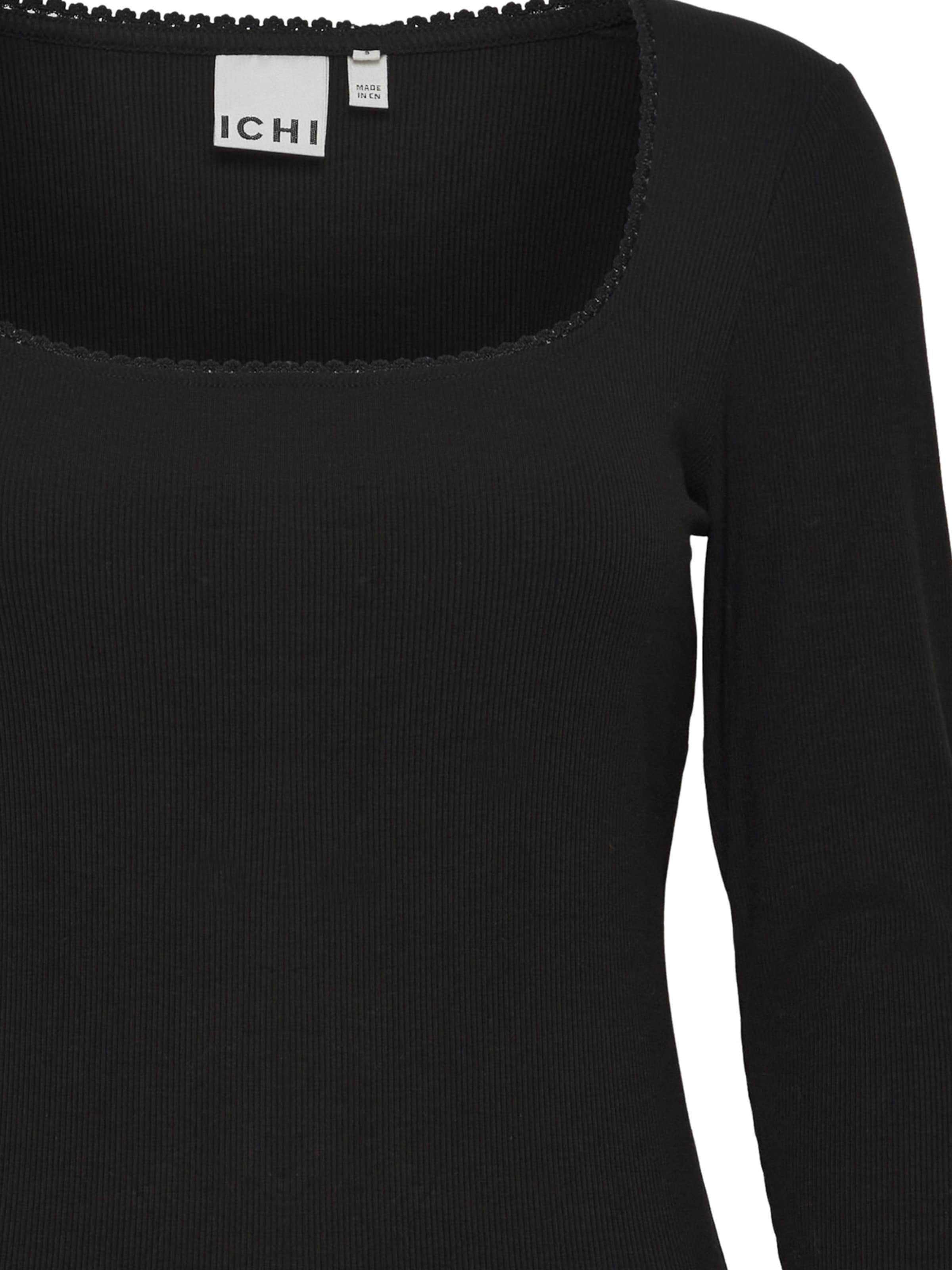 ICHI - Camisa 'IHPenna' em preto