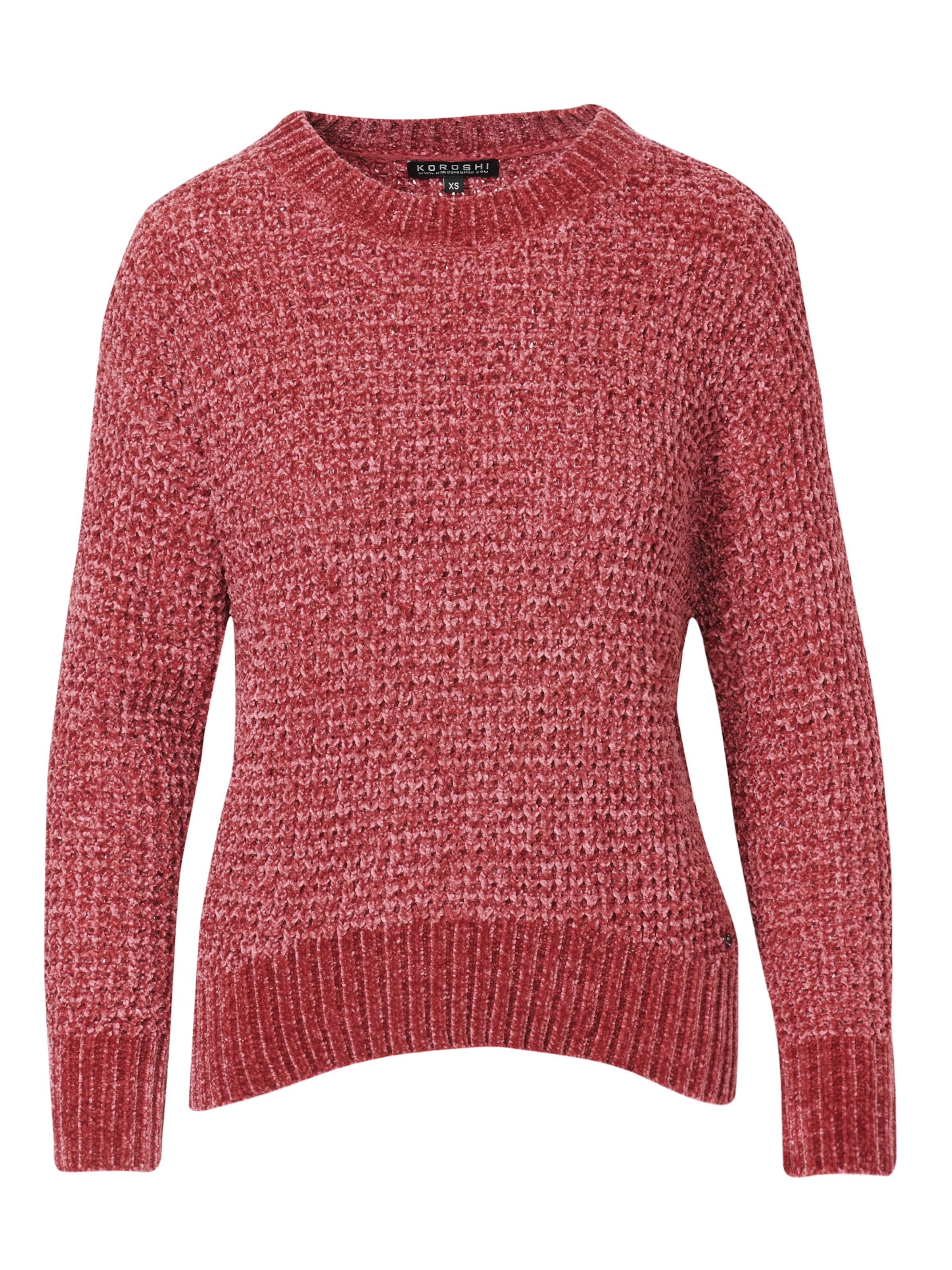 Pull-over KOROSHI en rose : devant