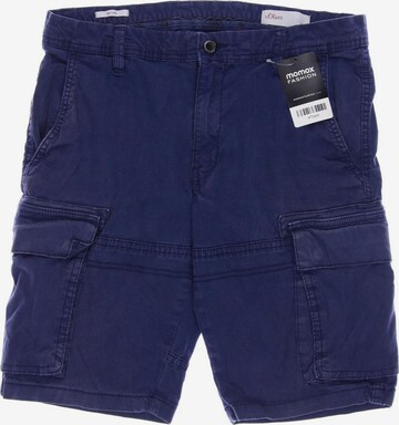 s.Oliver Shorts in 31 in Blue: front