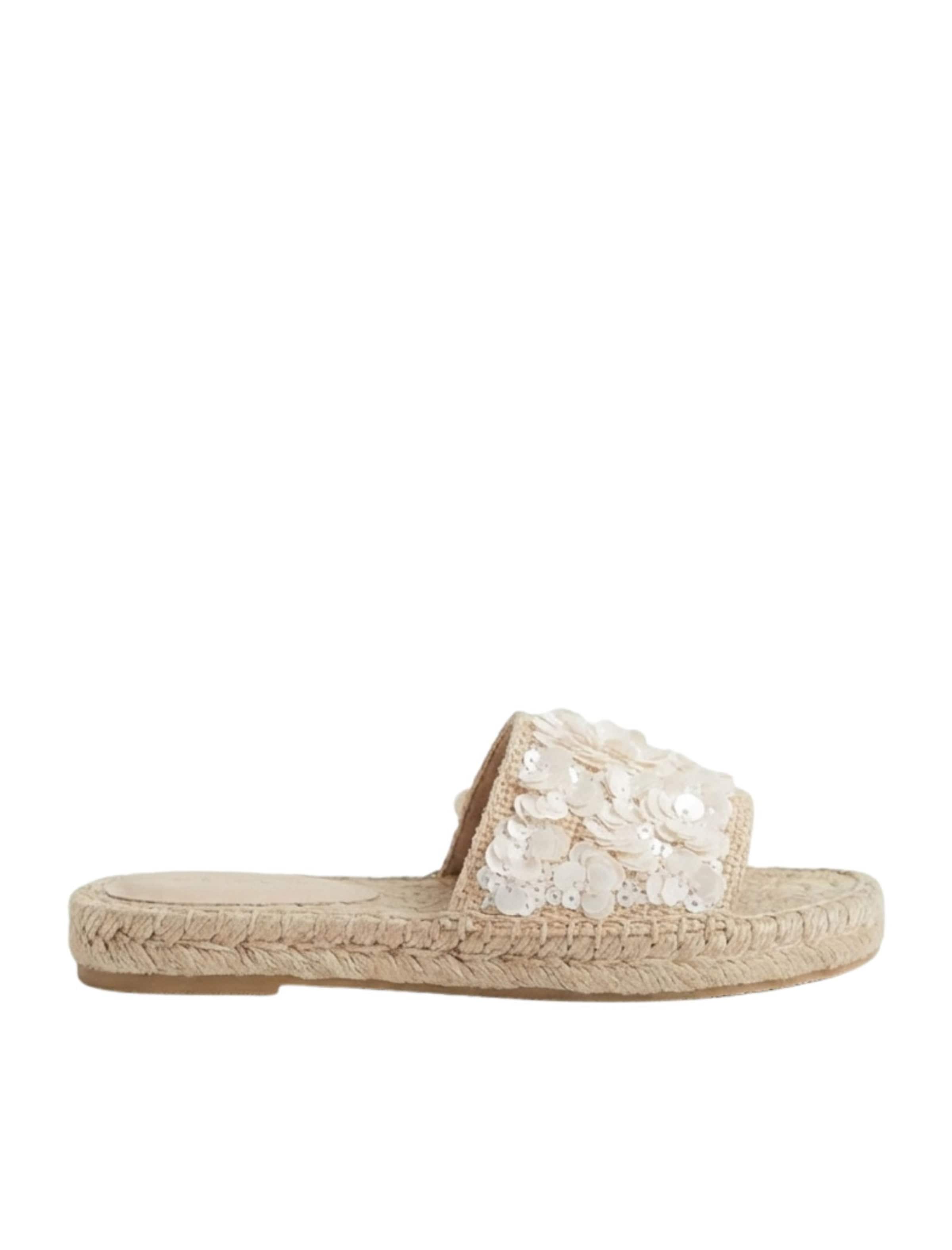 Mule South Beach en beige : devant