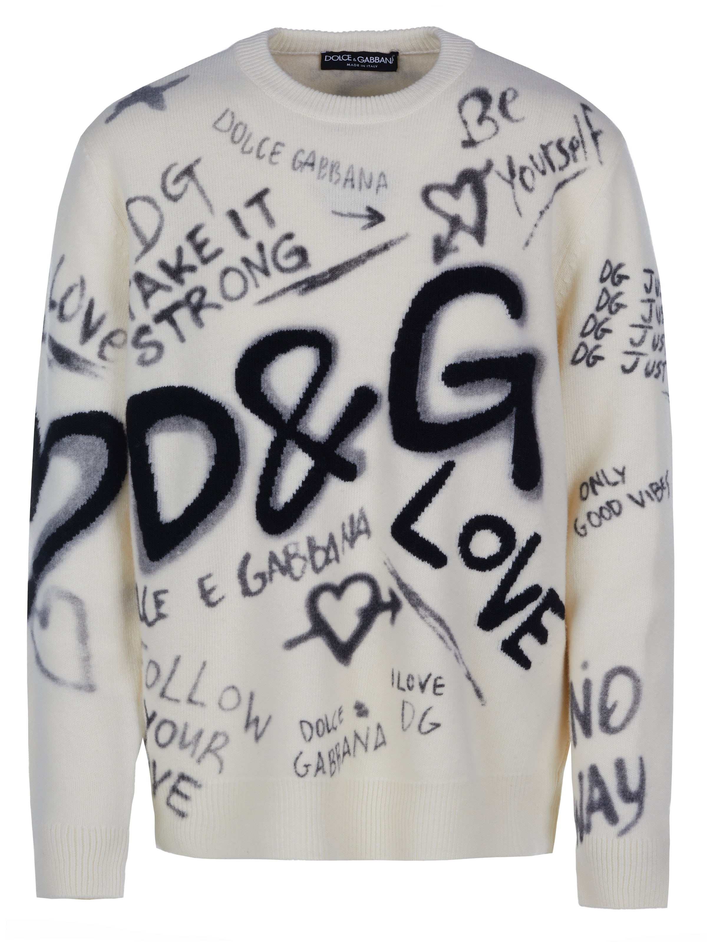DOLCE & GABBANA Sweater in S in Cream, Item view