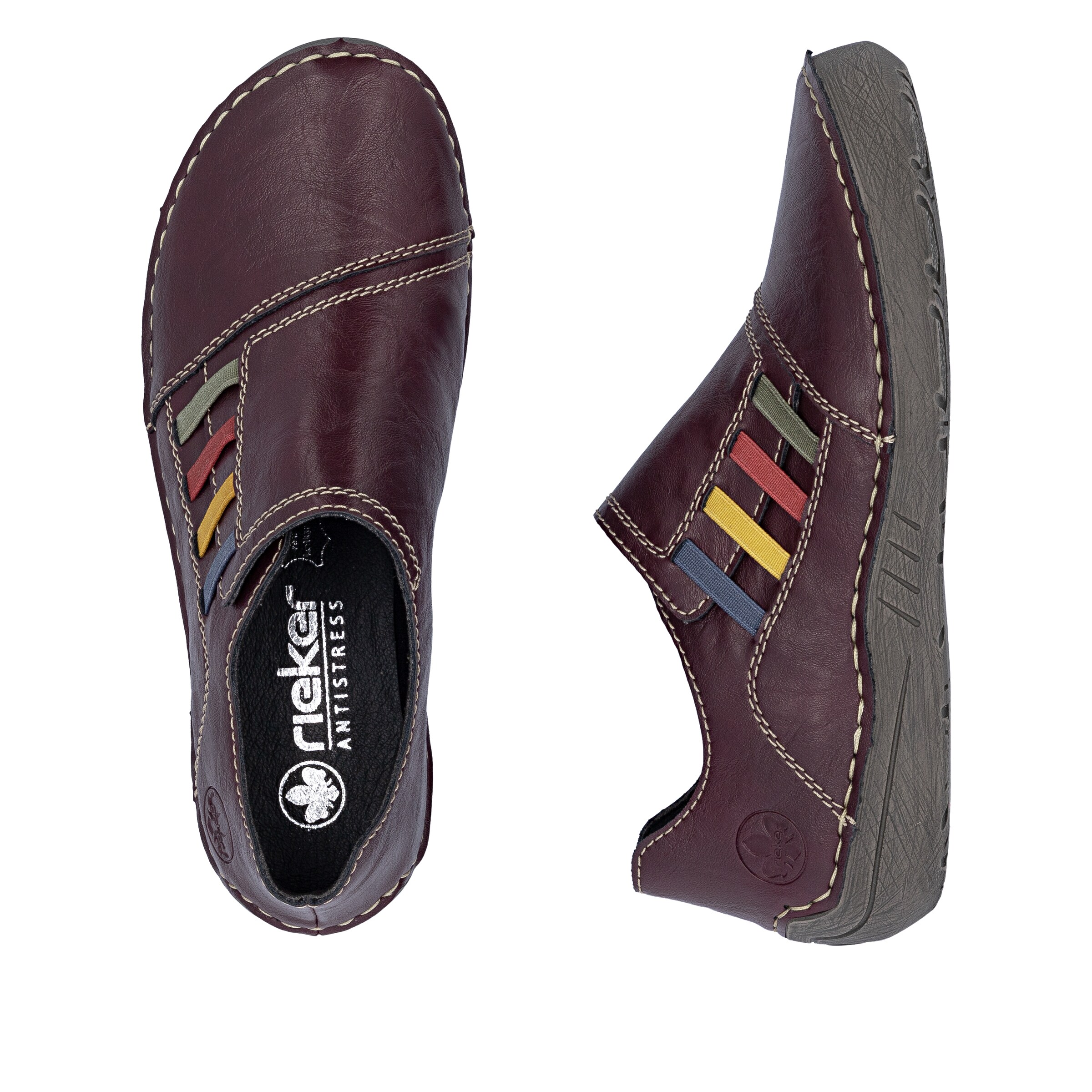 Chaussure basse Rieker en violet