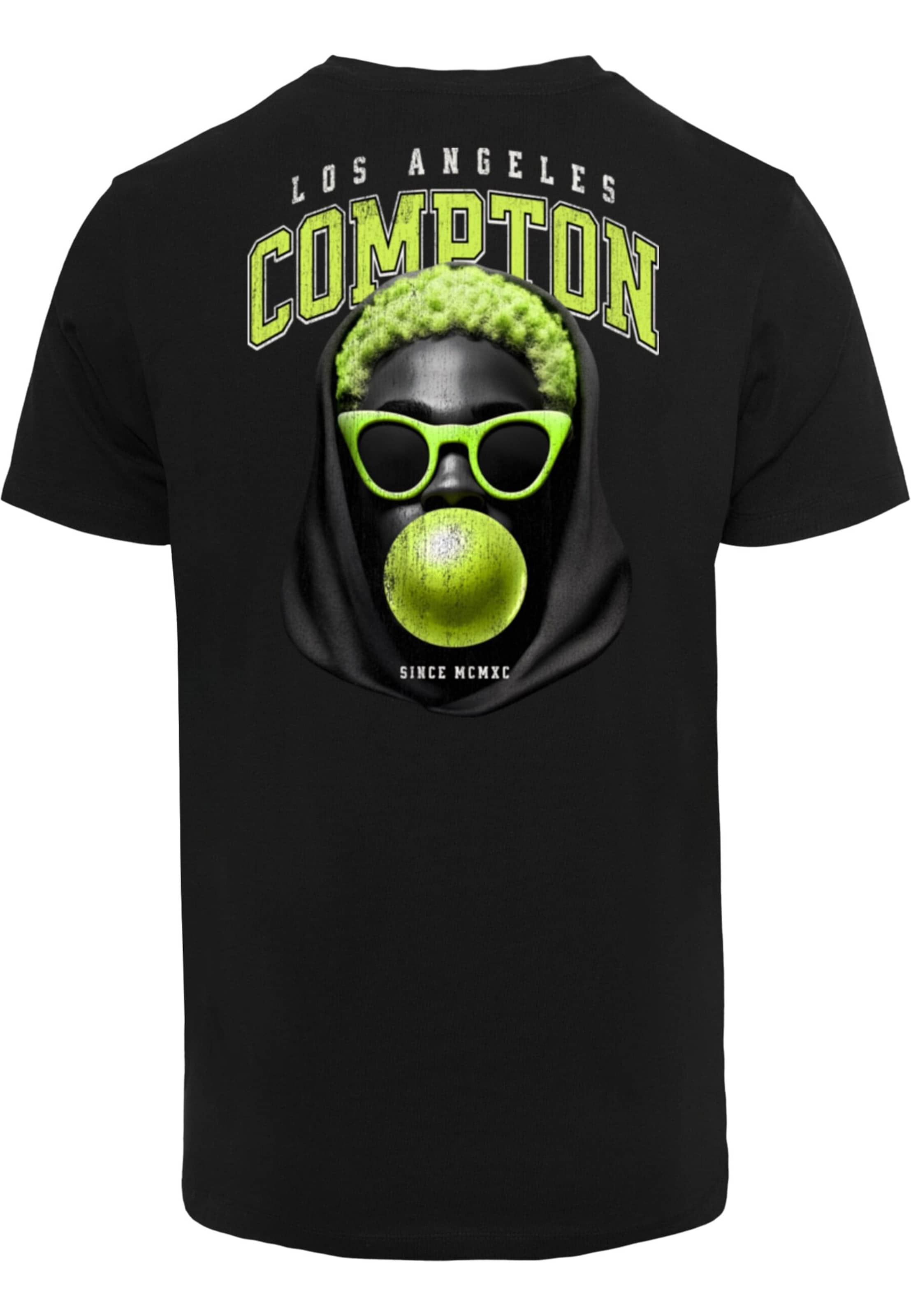 Mister Tee Póló 'Compton Grunge Look' - fekete
