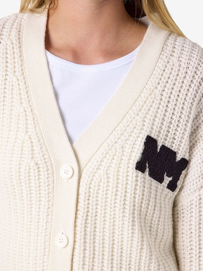 Noisy may Strickjacke 'NMCHARLIE' in XS in creme / schwarz, Produktansicht