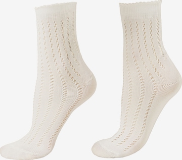 CALZEDONIA Socks in Beige: front