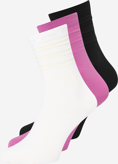 ADIDAS ORIGINALS Socken 'Collective Power' in lila / schwarz / weiß, Produktansicht