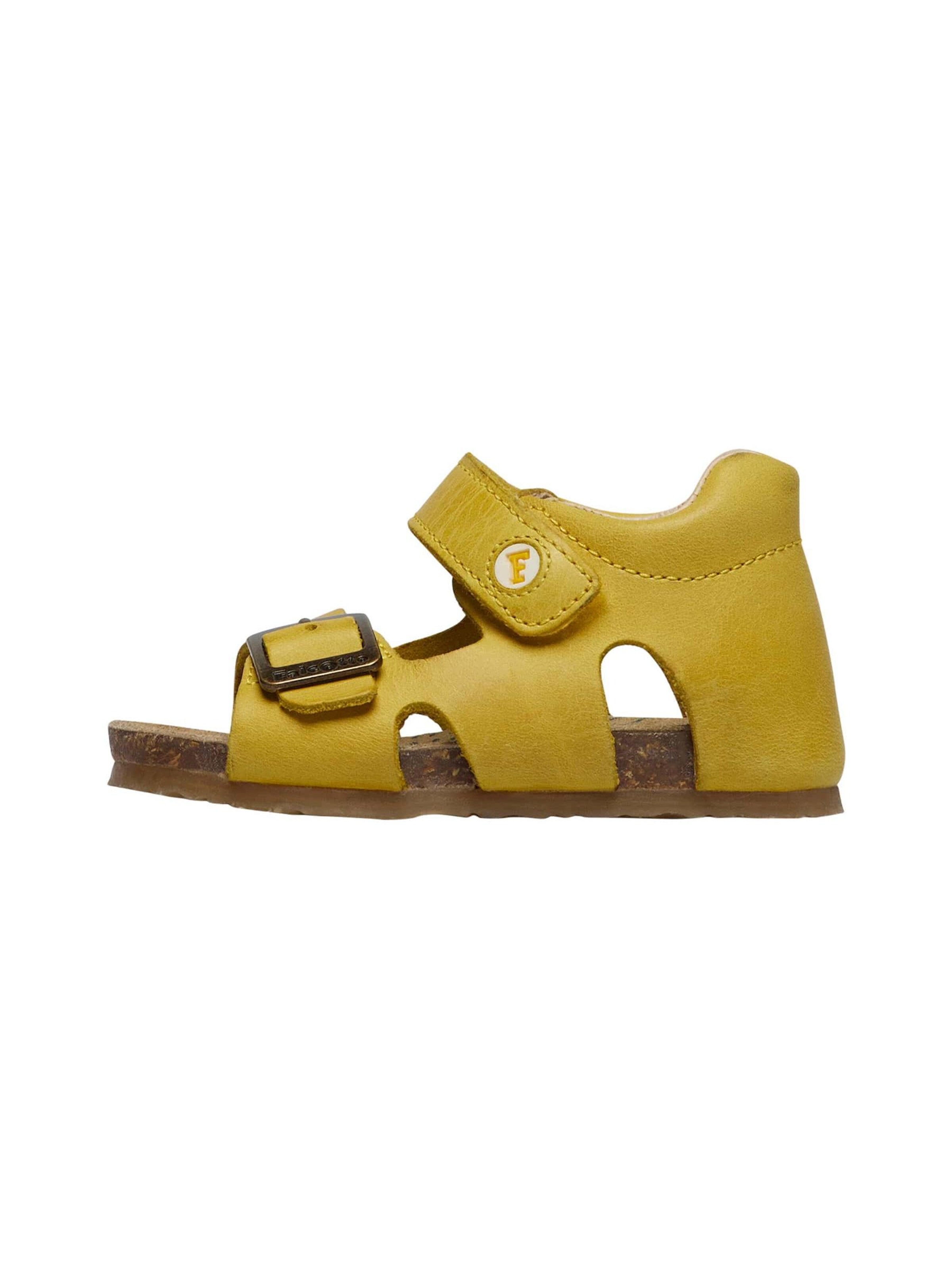Falcotto Open shoes 'BEA' in Yellow: front