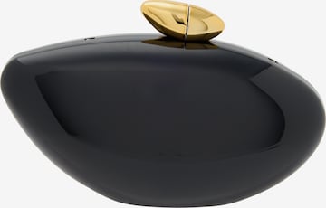 KRZY Clutch in Black: front