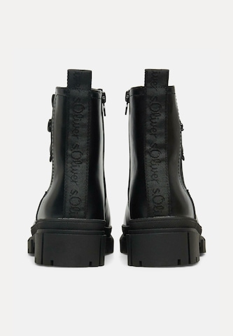 Botine de la s.Oliver pe negru