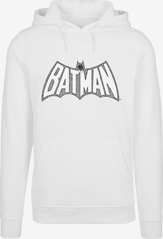 F4NT4STIC Sweatshirt 'DC Comics Superhelden Batman Retro' in Weiß: predná strana