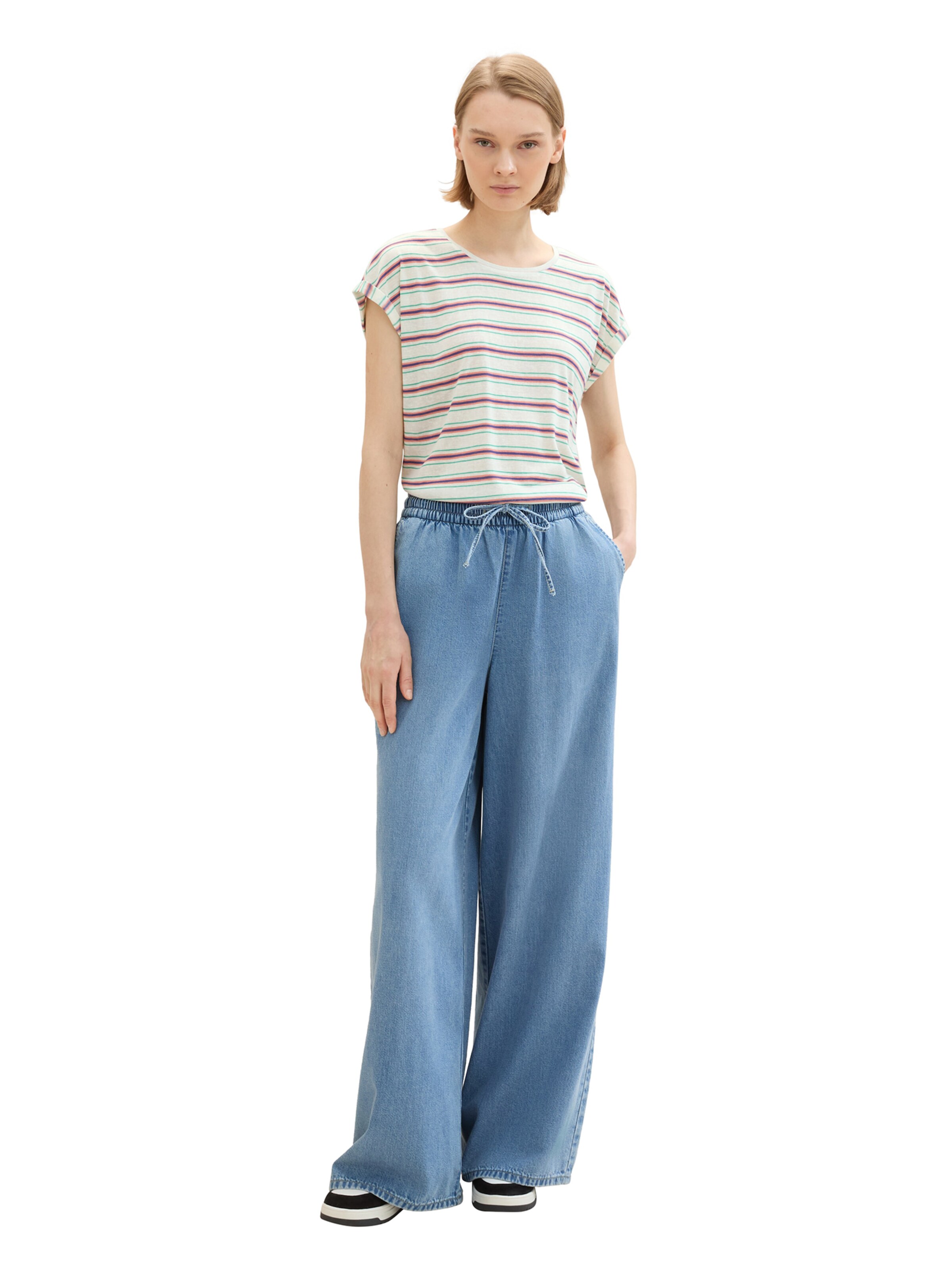 TOM TAILOR DENIM Shirt in White ABOUT YOU
