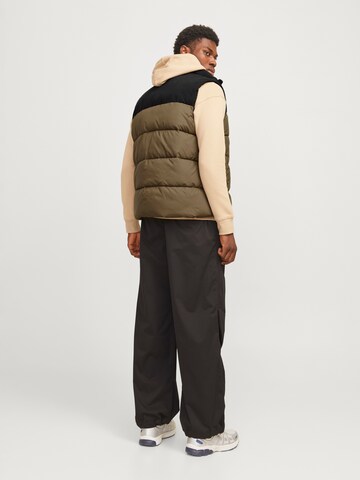 JACK & JONES Vest 'JJMOON' in Brown