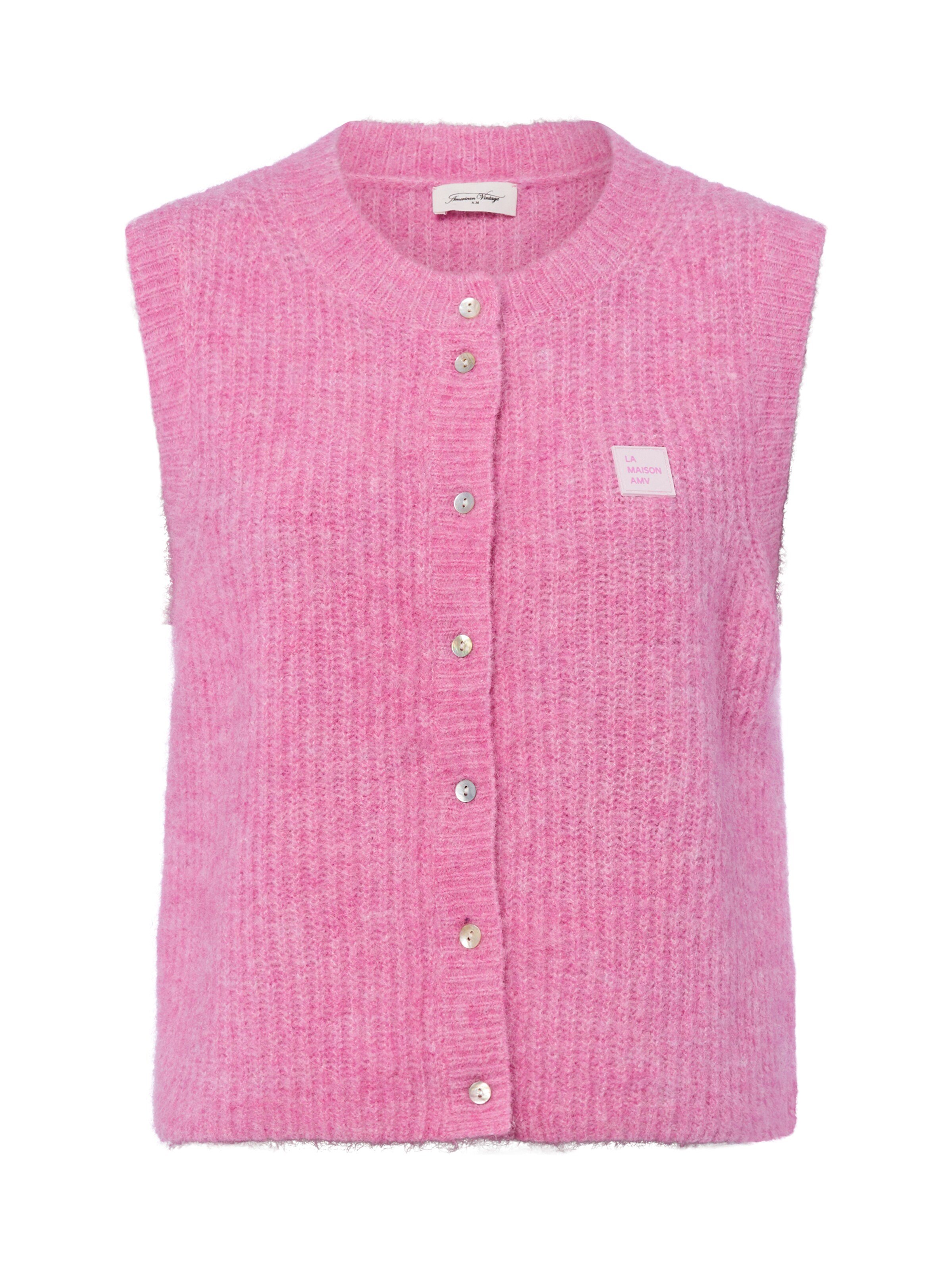 Cardigan AMERICAN VINTAGE en violet : devant