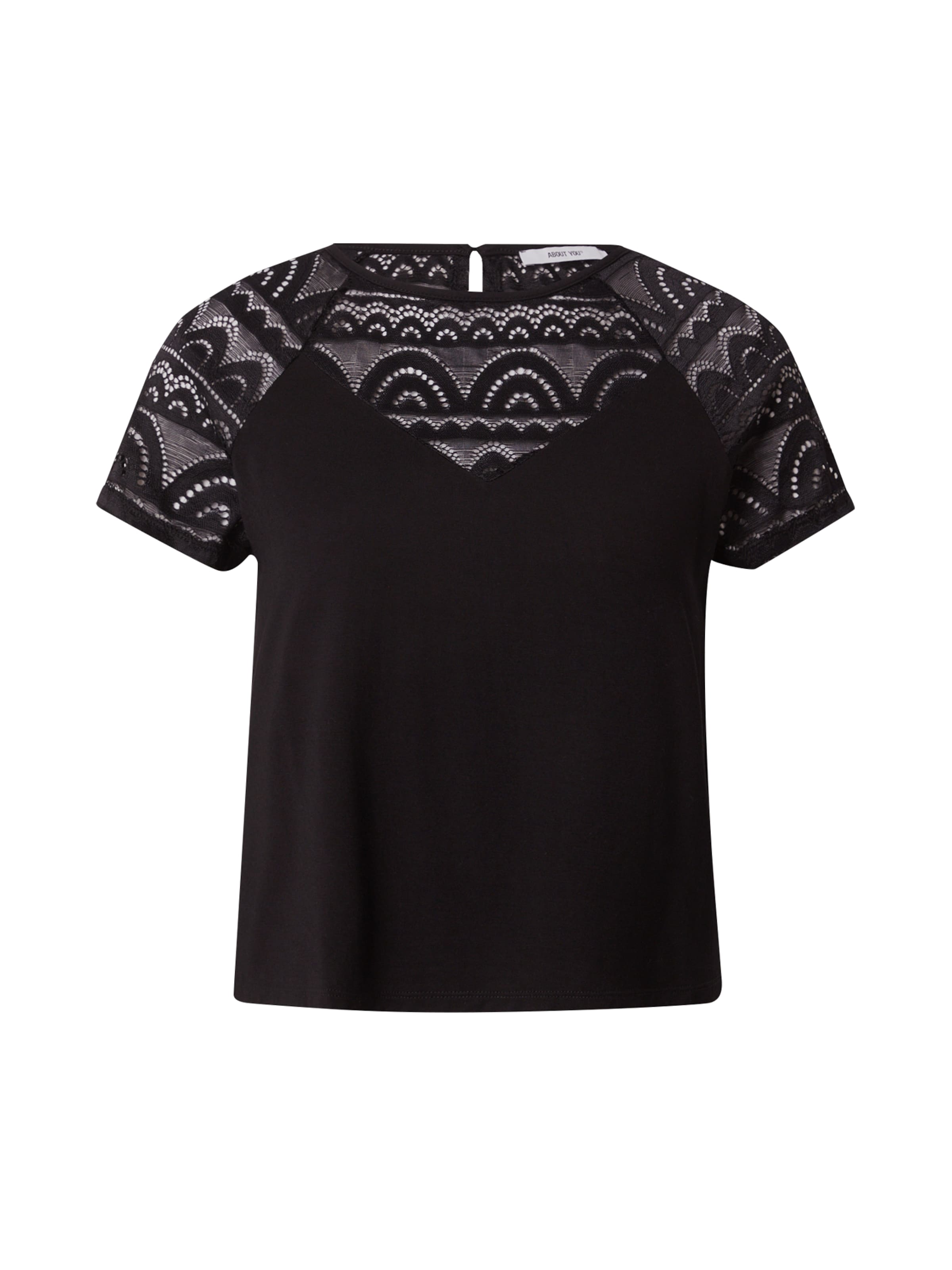 ABOUT YOU Shirt 'Frieda' in Schwarz: Vorderseite