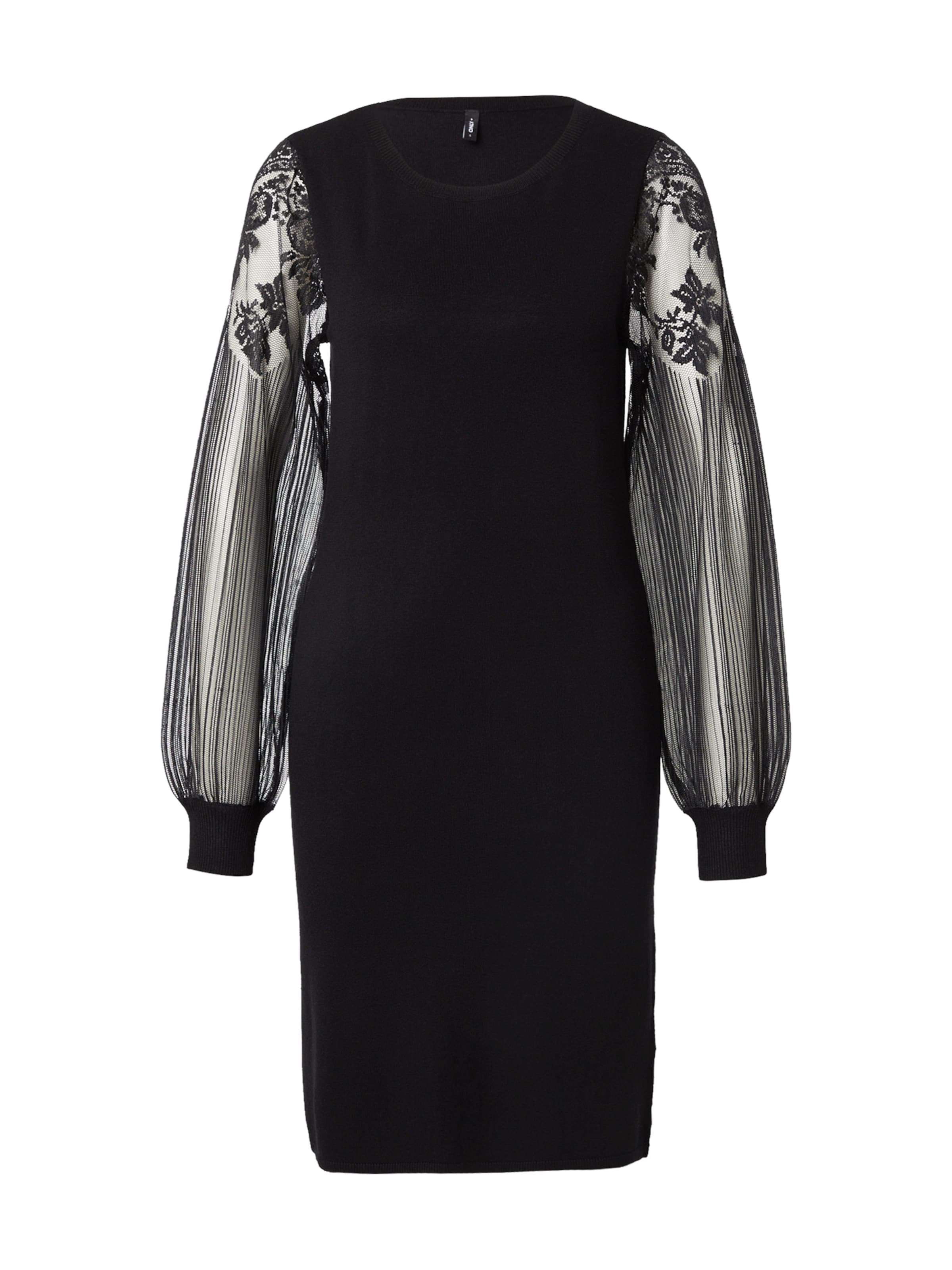 ONLY Πλεκτό φόρεμα 'ONLLACEY' σε μαύρο: μπροστά