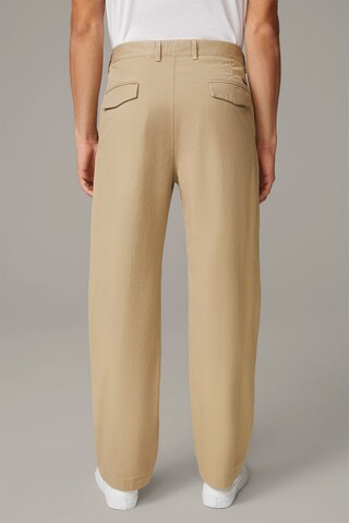 STRELLSON Loosefit Chinohose 'Joe' in Beige