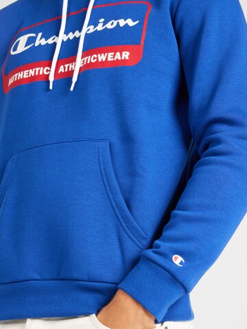 Sweat-shirt Champion Authentic Athletic Apparel en bleu