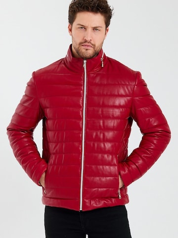 Ron Tomson Winter Jacket in Red