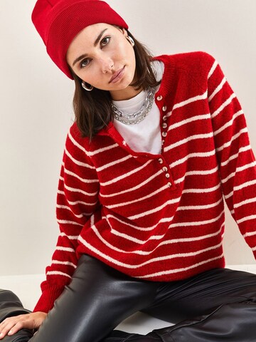 Pullover di Bianco Lucci in rosso