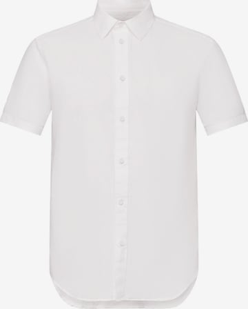 Coupe regular Chemise ESPRIT en blanc : devant