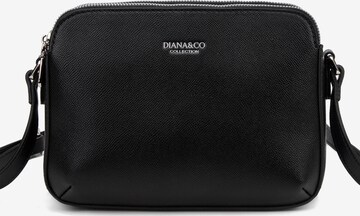 Borsa a tracolla di Diana&Co. in nero: frontale