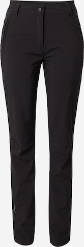 ICEPEAK Slim fit Outdoor trousers 'Athens' in Black: front