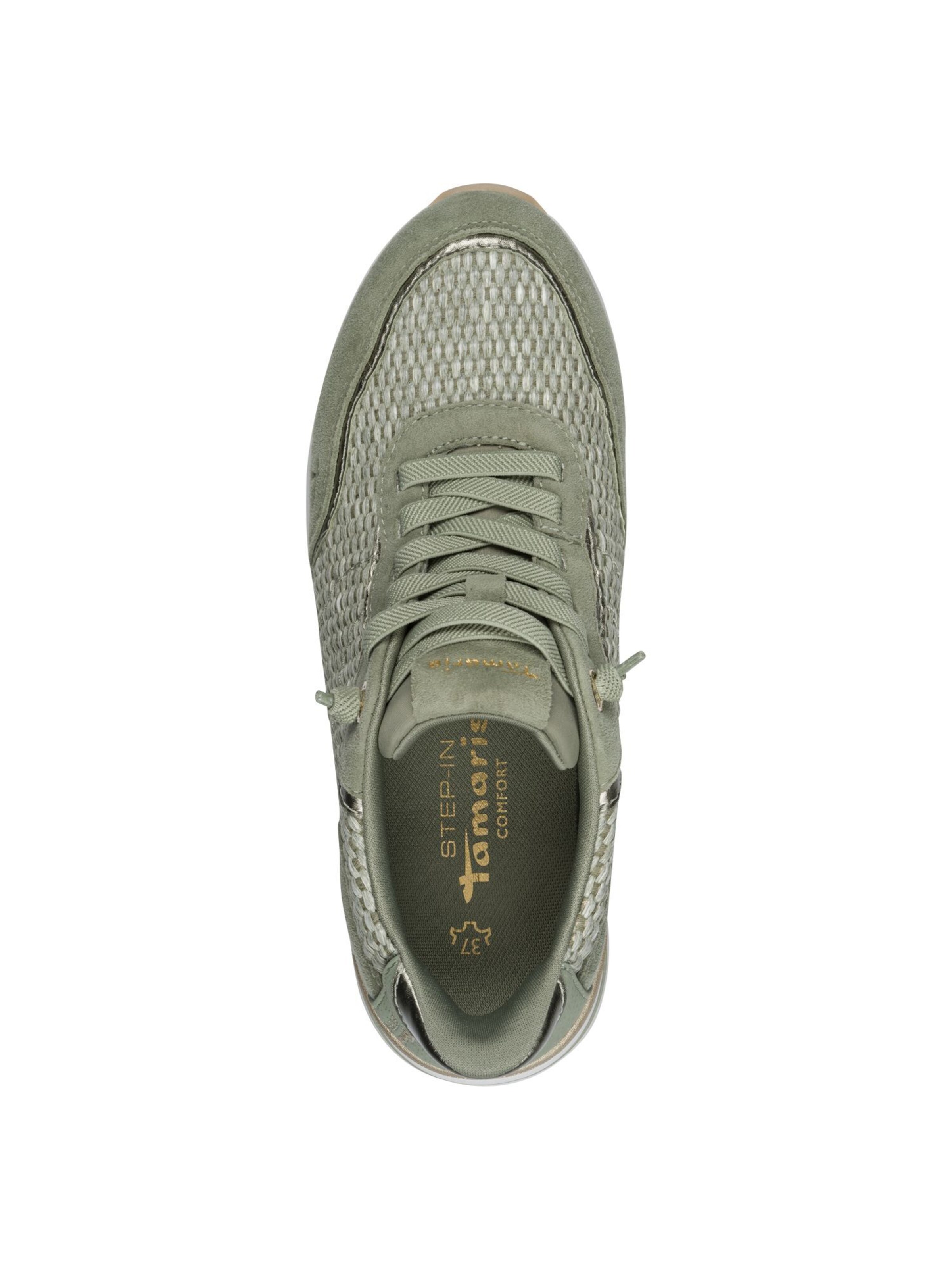 Tamaris Platform trainers in Green