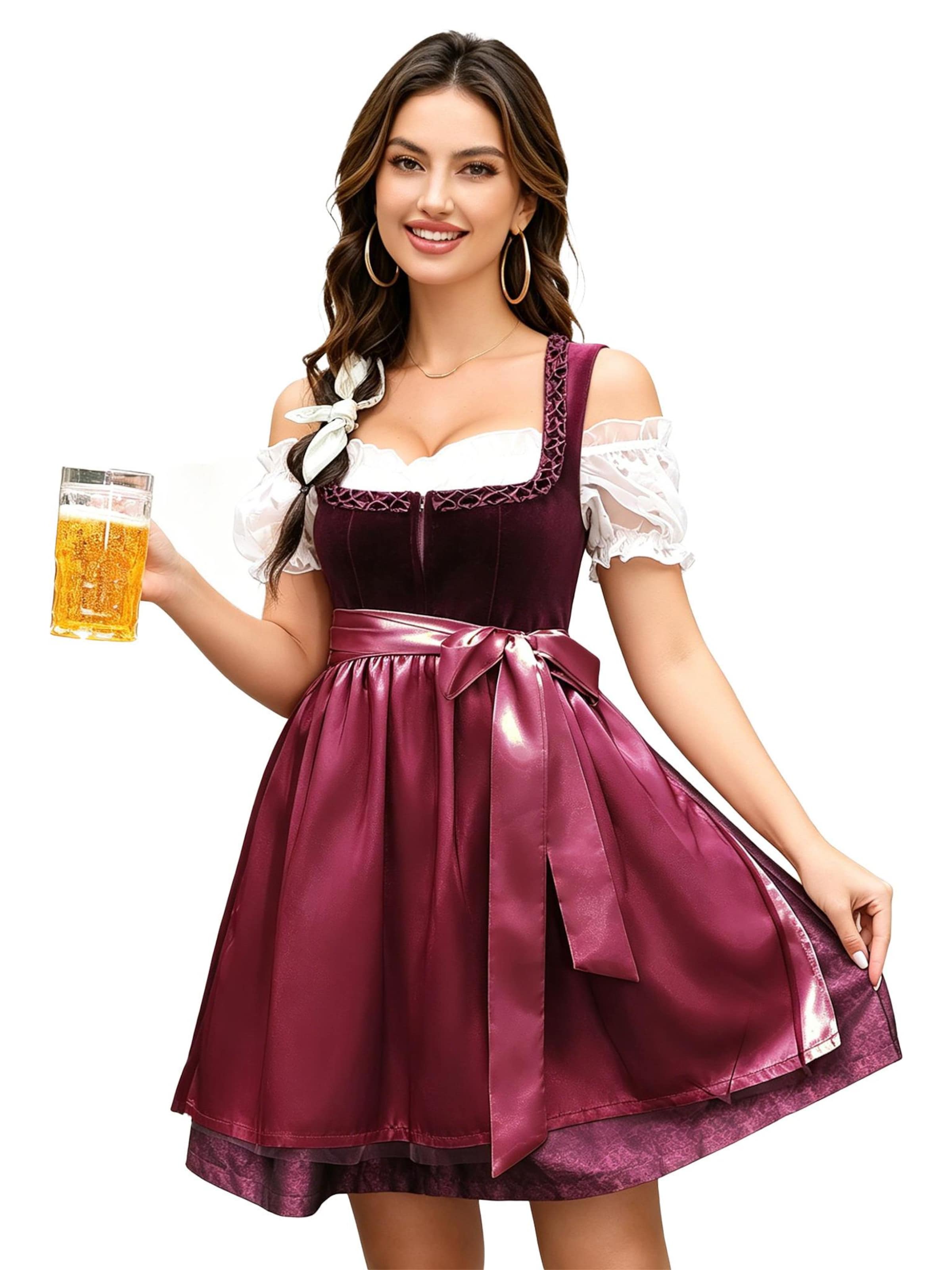 KoJooin Dirndl‌‌‌‌‌‌‌‌‌ in Rot