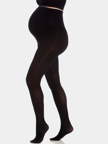 MAGIC Bodyfashion Regular Tights 'Mommy Supporting' in Black: front