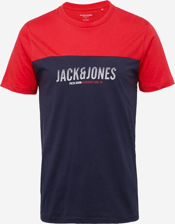 T-Shirt 'DAN' JACK & JONES en rouge : devant