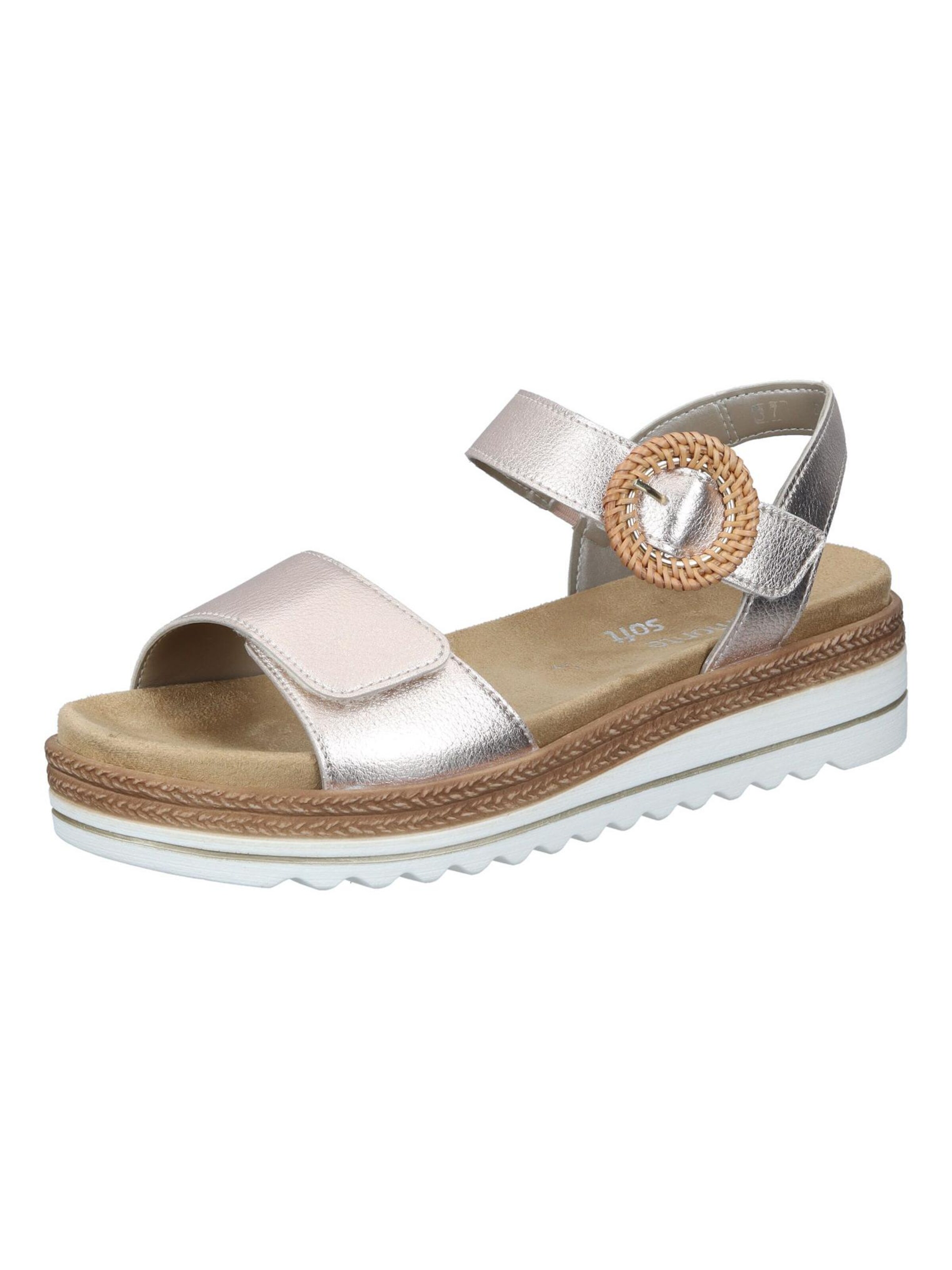 REMONTE Sandals in Brown: front