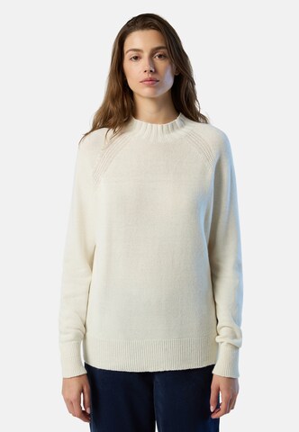 Pull-over North Sails en blanc : devant