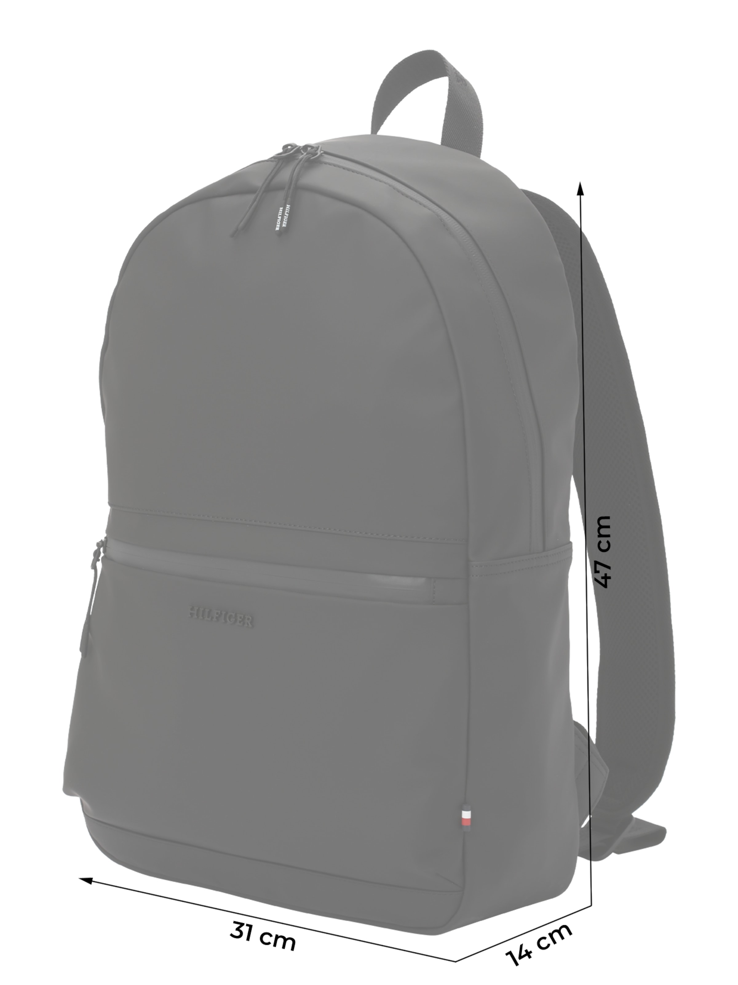 TOMMY HILFIGER Batoh – černá