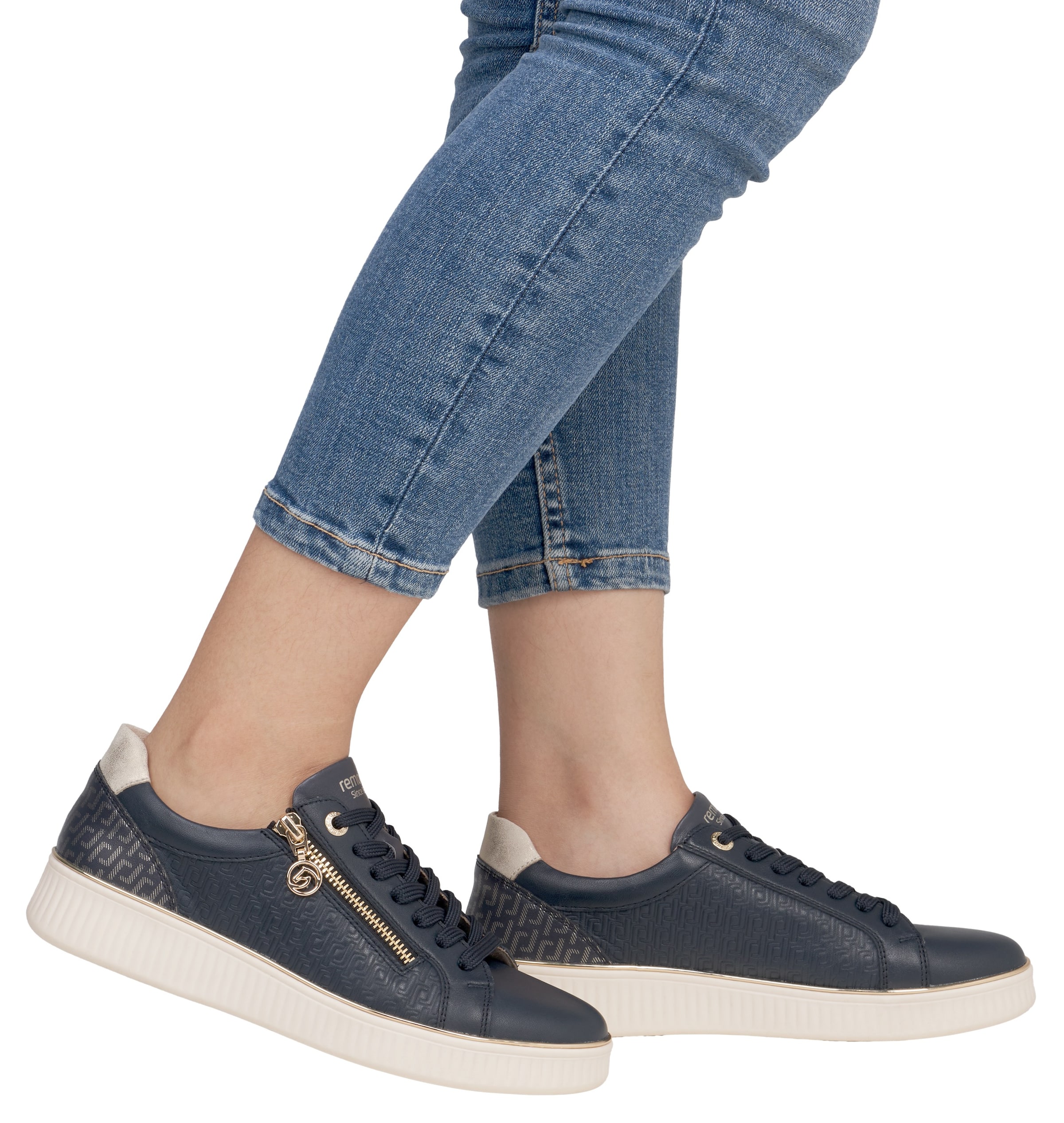 REMONTE Sneakers laag in Blauw