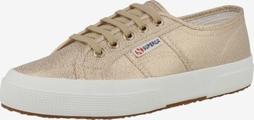 Sneaker bassa 'Lamew' di SUPERGA in oro: frontale